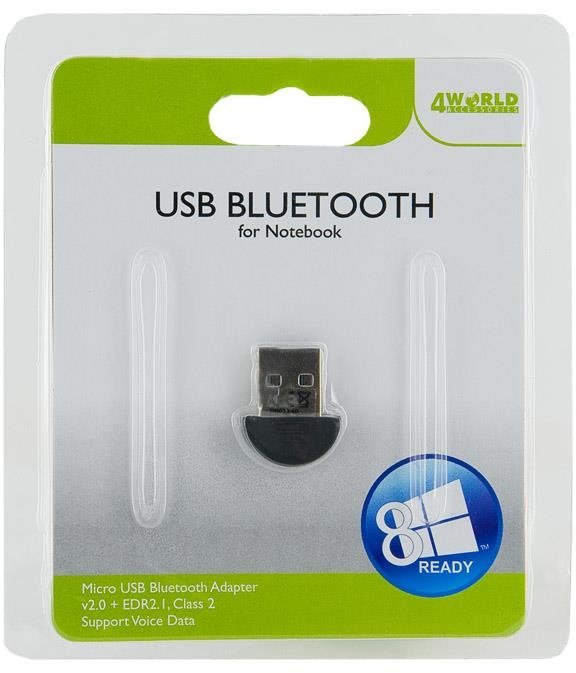 4World USB Bluetooth adaptér v2.0, Class 2_2003414137