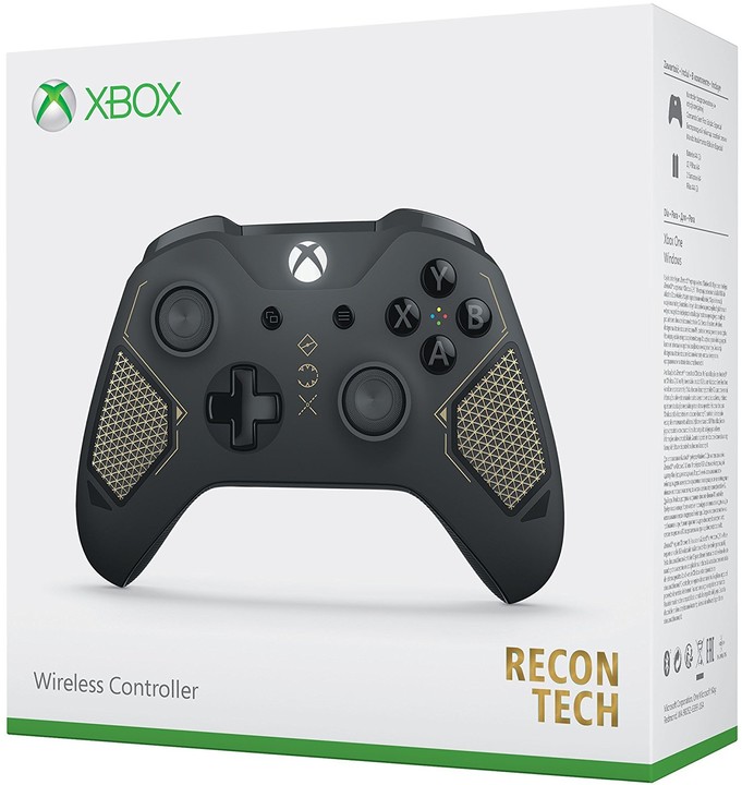 Xbox ONE S Bezdrátový ovladač, Recon Tech (PC, Xbox ONE)_663445181
