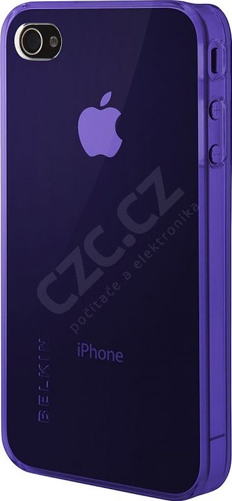 Belkin pouzdro Shield Micra pro iPhone 4, fialové_1150033834