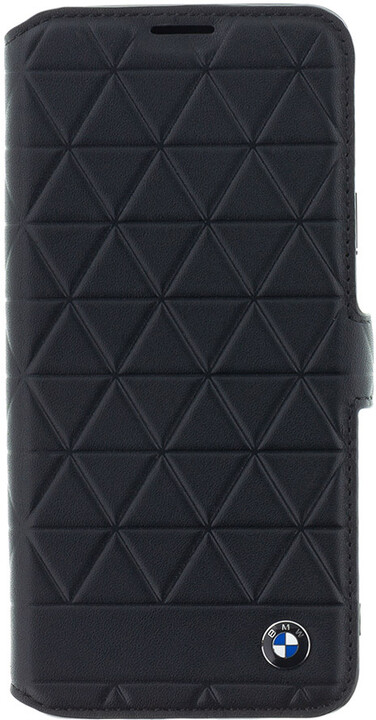 BMW Hexagon Leather Book Case Black pro Samsung G965 Galaxy S9 Plus_1384216882