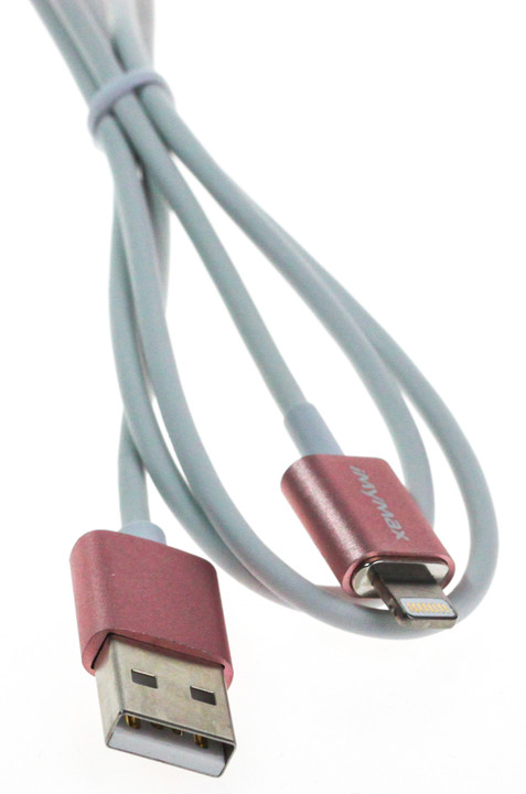 MyMAX magnetický kabel lightning – růžový_1449234643