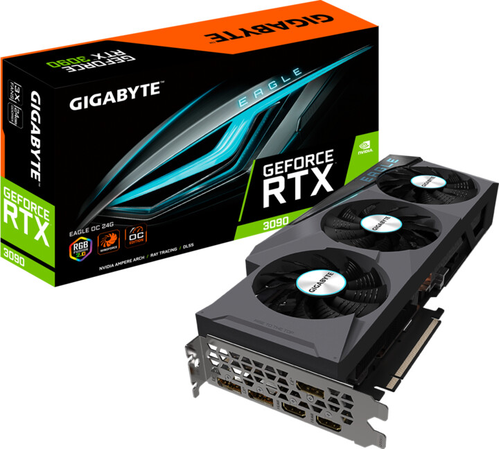 GIGABYTE GeForce RTX 3090 EAGLE OC 24G, 24GB GDDR6X_1242257406