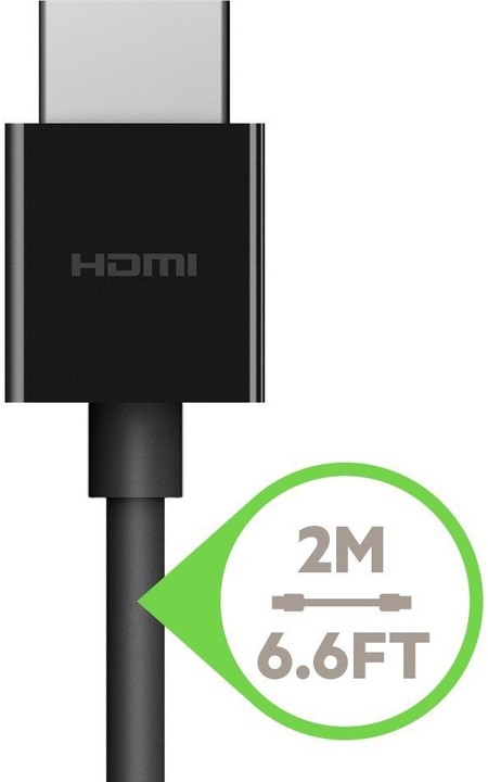 Belkin kabel HDMI 2.1- 8K - 2m, černý