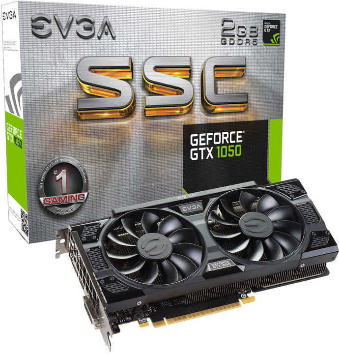 EVGA GeForce GTX 1050 SSC GAMING ACX 3.0, 2GB GDDR5_1119617652
