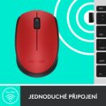 Logitech Wireless Mouse M171, červená_1645952169