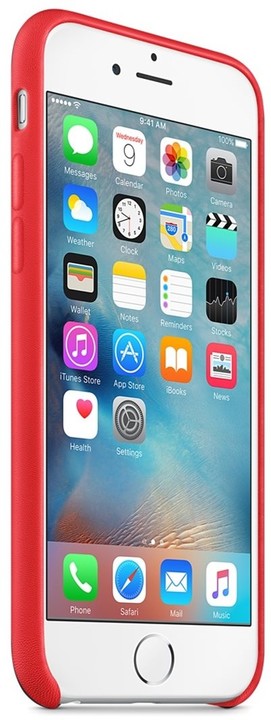 Apple iPhone 6 / 6s Leather Case, červená_829412066
