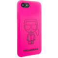 Karl Lagerfeld silikonový kryt Iconic pro iPhone 8/SE2, růžová_535205595