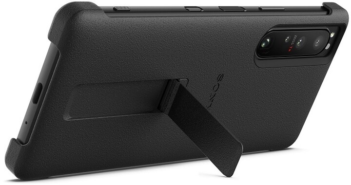 Sony zadní kryt pro Sony Xperia 5 III 5G se stojánkem, černá_1043731176