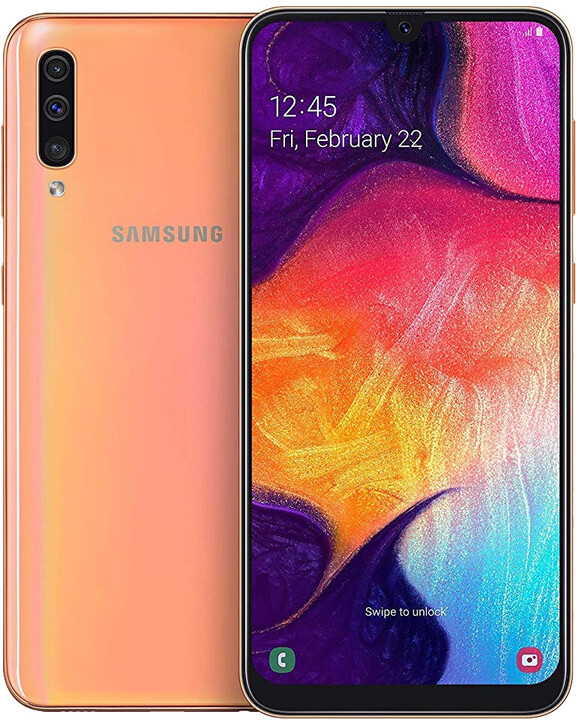 Samsung Galaxy A50, 4GB/128GB, Coral_1480614502