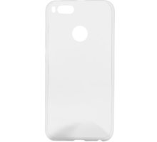 EPICO pružný plastový kryt pro Xiaomi Mi A1 RONNY GLOSS - bílý transparentní_1270769733