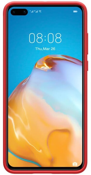 Nillkin silikonové pouzdro Flex Pure Liquid pro Huawei P40, červená_2089111468