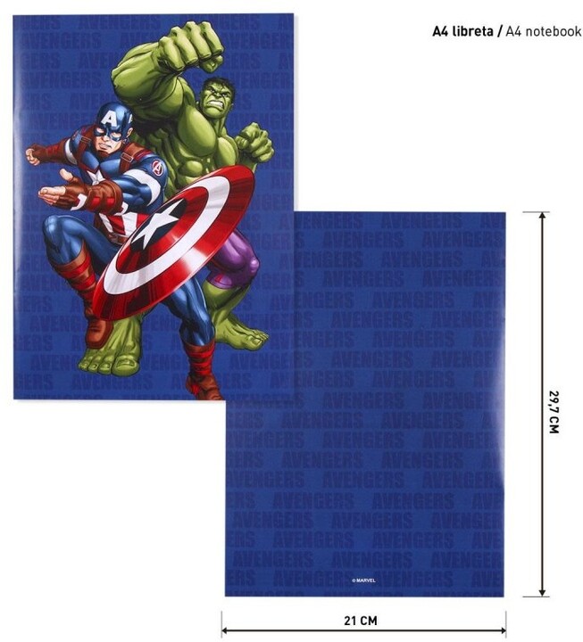 Školní set Marvel Comics: Avengers, 7 předmětů_2042199220