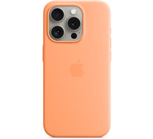 Apple Silikonový kryt s MagSafe pro iPhone 15 Pro, sorbetově oranžová MT1H3ZM/A