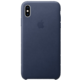 Apple kožený kryt na iPhone XS Max, půlnočně modrá