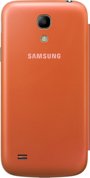 Samsung flipové pouzdro EF-FI919BO pro Galaxy S4 mini, oranžová_952933495