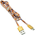 MIZOO USB/ micro USB kabel X51, oranžový