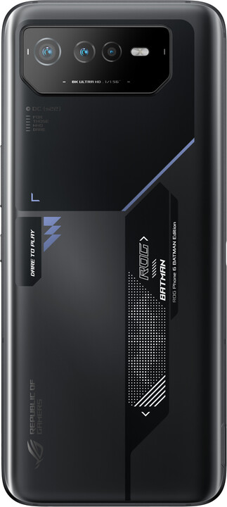 Asus ROG Phone 6D BATMAN Edition, 12GB/256GB, Night Black_2036367228