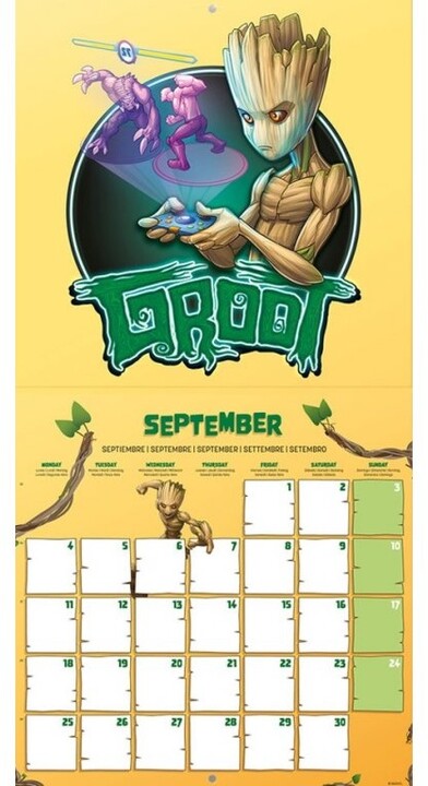 Kalendář 2023 Marvel - I Am Groot, nástěnný_2015764132