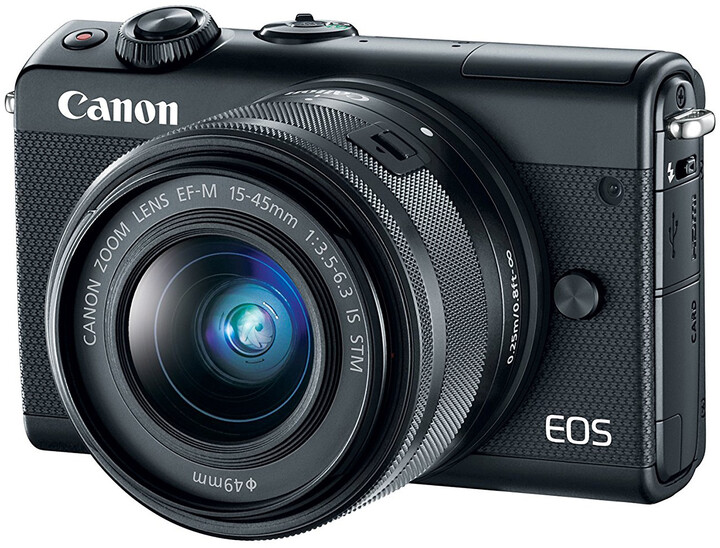 Canon EOS M100 + EF-M 15-45mm IS STM, černá + IRISTA_694121696