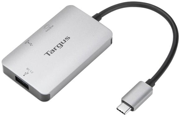 Targus hub USB-C - USB 3.0, USB-C, HDMI, 4K@30Hz, PD, 100W, stříbrná_1681185399