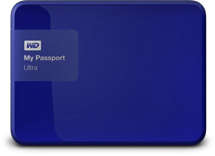 WD My Passport Ultra - 3TB, modrá_1305786068