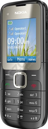 Nokia C2-00, Jet Black_1012335334