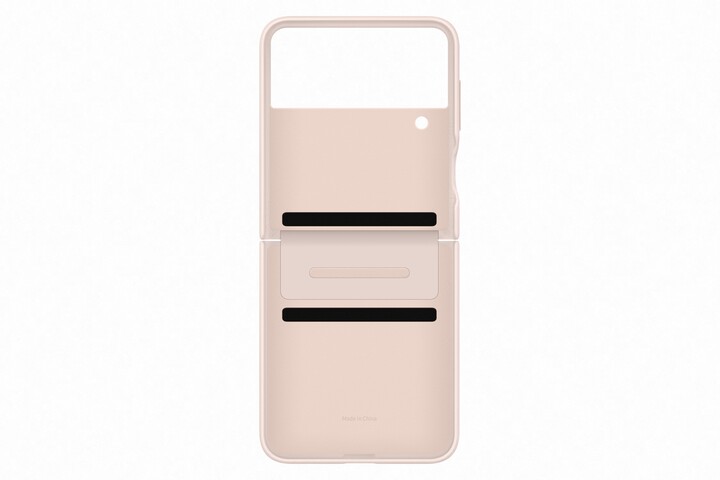 Samsung flipový kožený kryt pro Galaxy Z Flip4, oranžová_1125404167