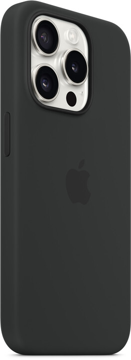 Apple Silikonový kryt s MagSafe pro iPhone 15 Pro, černá_1485796130