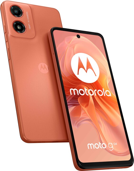 Motorola Moto G04, 4GB/64GB, Oranžová_199988814