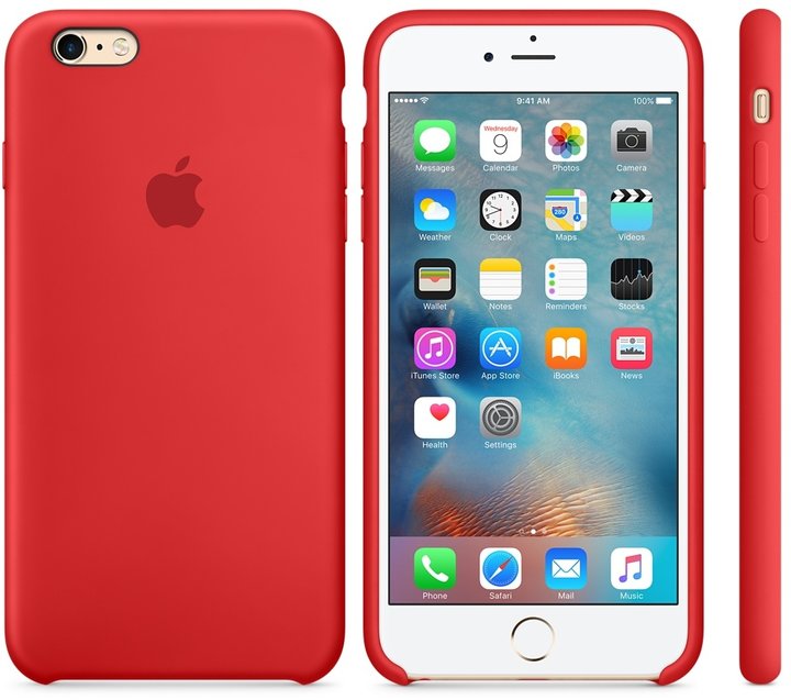 Apple iPhone 6s Plus Silicone Case, červená_41752769