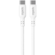 Spello nabíjecí a datový kabel USB-C, PD 60W, 1m, bílá_1212579621