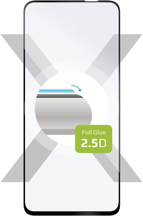 FIXED ochranné sklo Full-Cover pro OnePlus Nord 2, s lepením přes celý displej, černá_574851109