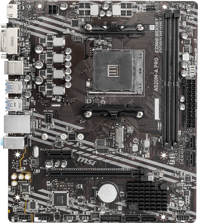 MSI A520M-A PRO - AMD A520_955202090