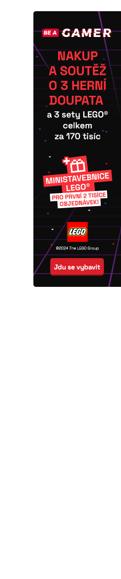 Be a Gamer válí. Nakup z obřího menu a soutěž o herní doupata + sety LEGO® celkem za 170 tisíc!