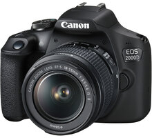 Canon EOS 2000D + EF-S 18-55mm IS + LP-E10 Poukaz 200 Kč na nákup na Mall.cz + O2 TV HBO a Sport Pack na dva měsíce