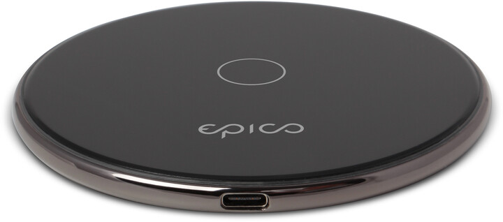 EPICO bezdrátová nabíječka 10W/7.5W/5W, černá_1969143035