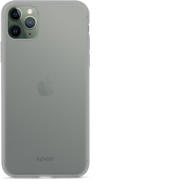EPICO silikonový kryt 2019 pro iPhone 11 Pro Max, černá transparentní_675955965