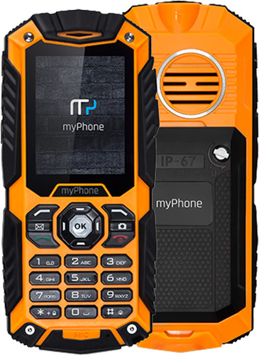 myPhone HAMMER Plus, černá/oranžová_2044168730