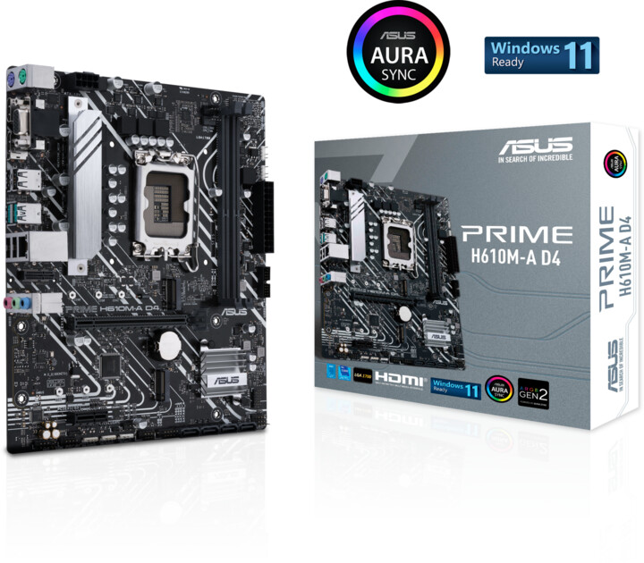 ASUS PRIME H610M-A D4 (DDR4) - Intel H610