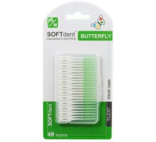Dentální párátka SOFTdent® Butterfly FLEXI PICK, 48ks