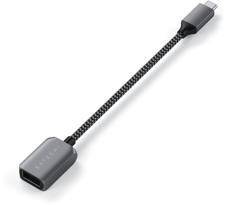 Satechi adaptér USB-C - USB-A 3.0, šedá_1649282122