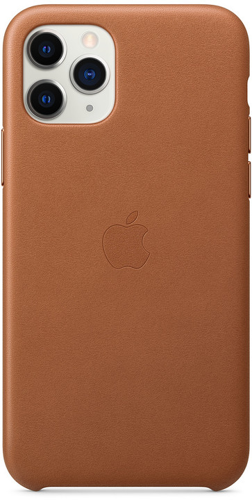 Apple kožený kryt na iPhone 11 Pro, sedlově hnědá_2056410181