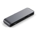 Satechi USB-C Mobile Pro HUB SD, USB-C PD, 4K HDMI, USB 3.0, MicroSD, 3.5mm audio, šedá_1861565166