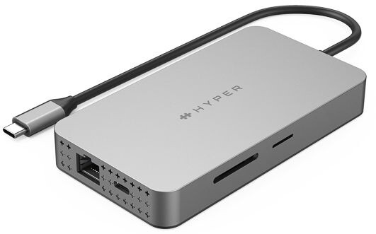 HyperDrive Dual 4K HDMI 10v1 USB-C Hub, stříbrná_1748762345