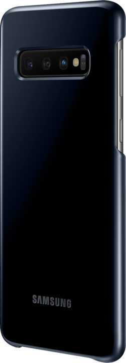 Samsung LED zadní kryt pro Samsung G973 Galaxy S10, černá_1021345946