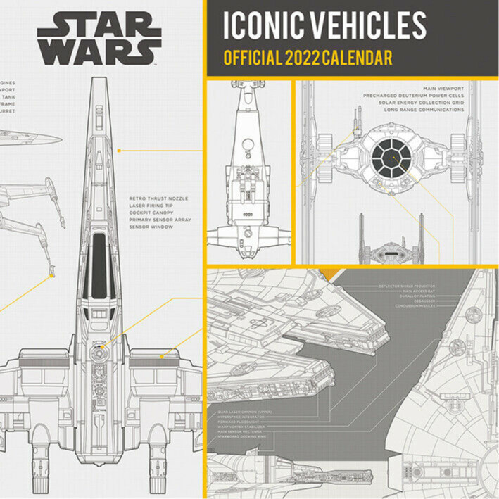 Kalendář 2022 - Star Wars Iconic Vehicles_1213772548