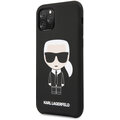 KARL LAGERFELD Iconic silikonvý kryt pro iPhone 11 Pro, černá_207626965