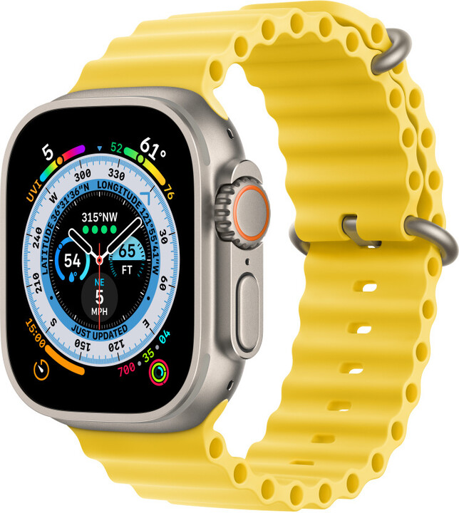 Apple Watch prodloužení Oceánského řemínku 49mm, žlutá_1879060811
