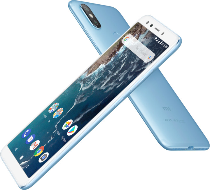Xiaomi Mi A2 - 64GB, modrá_1268358110