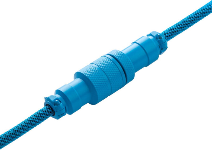 CableMod Pro Coiled Cable, USB-C/USB-A, 1,5m, Spectrum Blue_1311625452